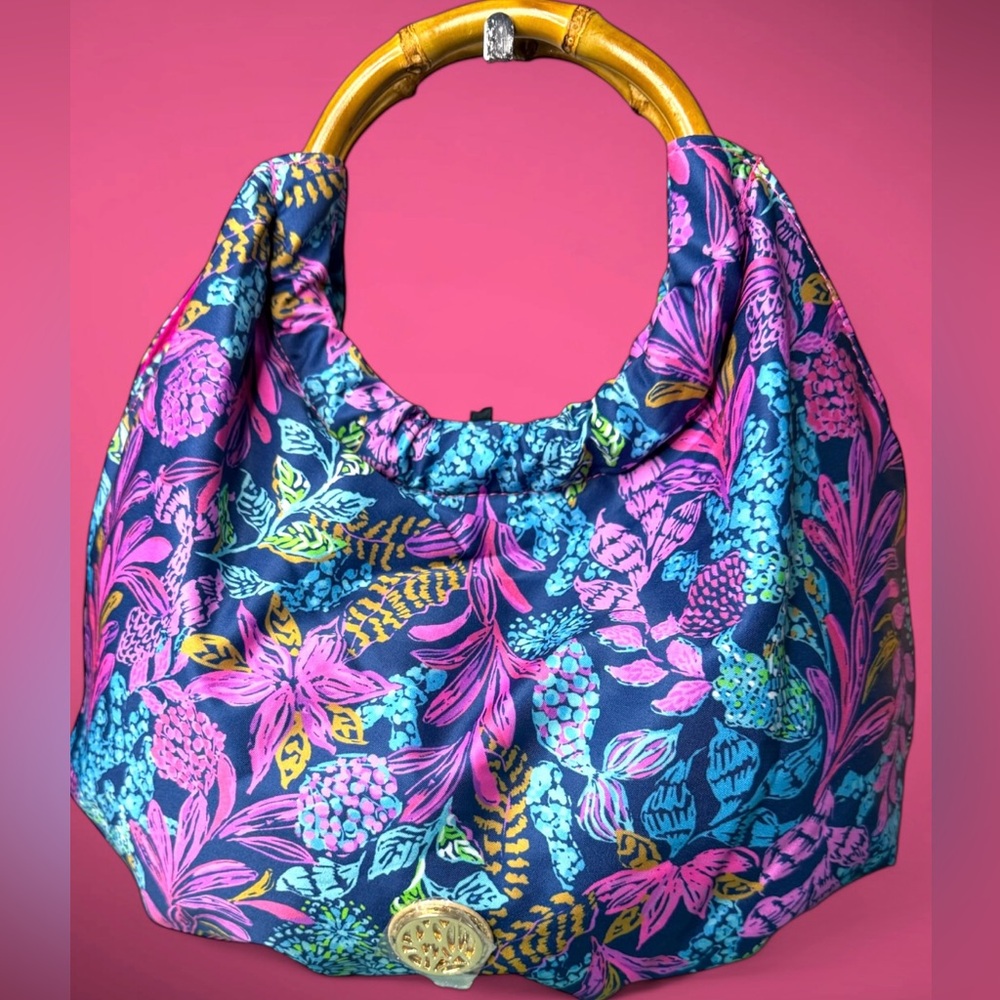 Lilly Pulitzer Bamboo Hand Bag